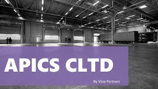 APICS CLTD course for Logistics Transportation and Distribution [upl. by Zeke312]