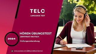 TELC B1 ZERTIFIKAT HÖREN 2024 Modelltest 10 [upl. by Carmelita]