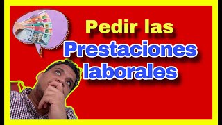 Las prestaciones laborales solo se pagan cuando termina un contrato de trabajo NO SON AHORROS [upl. by Anirtruc]