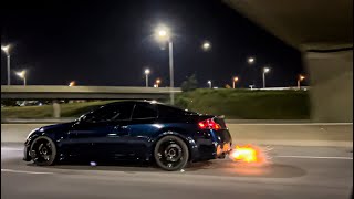 Absolutely THRASHING This 700WHP BIG TURBO Infiniti G35 COUPE [upl. by Sayres]