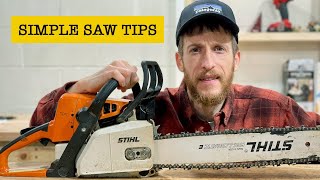 The ONLY Chainsaw Maintenance Most Ever Need [upl. by Annaeerb]