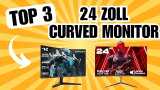 CURVED MONITOR Diese 24 Zoll Monitore können Wunder vollbringen TOP 3 Test [upl. by Kcuhc]