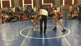 2019  Waterway duals 140 lbs  Jack Marlow Vougars vs Kyle Cronin MUD [upl. by Inilam]