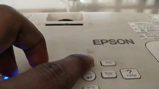 Setup a EPSON projector on white screen How to align and setup projector Projector setup amp setting [upl. by Anairuy]