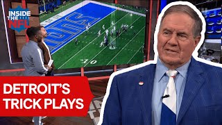 Bill Belichick Breaks Down Detroit Lions’ Trick Plays  Inside the NFL [upl. by Matlick]