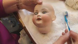 DOLL REPAIR BASICS  CLEANING AND STRINGING  PUT YOUR DOLL BACK TOGETHER [upl. by Tessie]