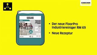 KÄRCHER INDUSTRIEREINIGER FloorPro 69  REINIGUNG VON INDUSTRIE UND FUSSBÖDEN [upl. by Alexia]