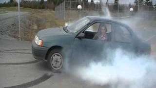 toyota tercel burnout [upl. by Harneen]