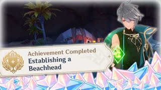 Establishing a Beachhead Hidden Achievement  Genshin Impact Sumeru 31 [upl. by Suirauqram]