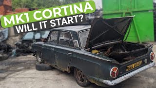 MK1 FORD CORTINA 1966  WILL IT START 1 of 2 [upl. by Vargas902]