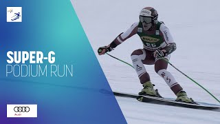 Raphael Haaser AUT  2nd place  Mens SuperG  Bormio  FIS Alpine [upl. by Femmine]