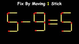 20 Fun Matchstick Puzzles To Improve IQ [upl. by Akeylah278]