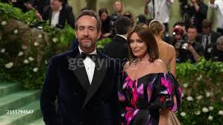 Keeley Hawes and Matthew Macfadyen posing for photos at the Met Gala [upl. by Cumings]