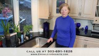 Undermount sink repair Episode 4 Crowleys Granite Concepts TV [upl. by Hgielra]