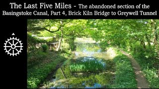 The Last 5 Miles The Basingstoke Canals abandoned section 4 Brick Kiln Bridge  Greywell Tunnel [upl. by Ahsial]