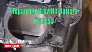 Fixing Breville Barista Express Tightening Group Head Receptacle to Prevent Seal Blowout [upl. by Lenehc337]