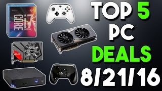 Top 5 PC Hardware Deals of the Week 82116 [upl. by Rori]