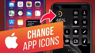 How to Change App Icons on Your iPhone  Create a Shortcut with Custom Icon Using Shortcuts App [upl. by Gentry248]