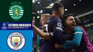 Sporting CP vs Man City Extended Highlights  UCL Round of 16  Leg 1  CBS Sports Golazo [upl. by Letnwahs]