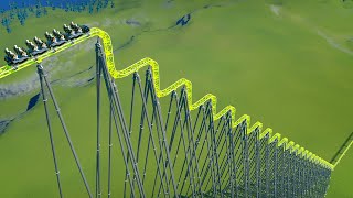 Stairs Down Roller Coaster – Planet Coaster [upl. by Cila]