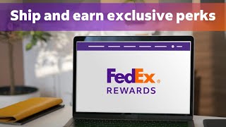 Ship and earn exclusive perks with FedEx Rewards [upl. by Nivrae]