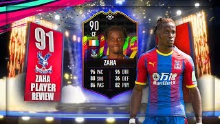 FUT SWAP ZAHA PLAYER REVIEW 90 FUT SWAP ZAHA REVIEW FIFA 19 [upl. by Navetse]