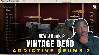 A new Addictive Drums pak Vintage Dead First Look [upl. by Naylor]