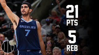 Santi Aldama Highlights  Grizzlies vs Suns  24th Nov 2023 [upl. by Pittman]