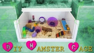 How to build a DIY hamster cage Instructions [upl. by Starr980]