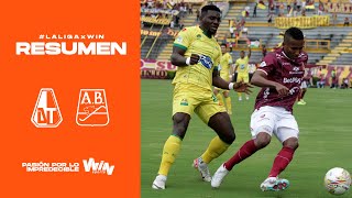 Deportes Tolima vs Bucaramanga resumen  Liga BetPlay Dimayor 2024 1  Fecha 8 [upl. by Westhead88]