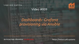 Dashboards Grafana Provisioning via Ansible [upl. by Niriam32]