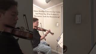 Oskar Rieding Concerto For Violin And Piano Op 35 in Bminor 3 MovementLook for Hooniolin🎻 [upl. by Anderea]