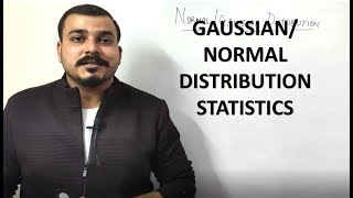 STATISTICS Gaussian Normal Distribution [upl. by Peoples698]