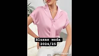 Hermosas blusas 242025 fashion moda style [upl. by Ahsikel]