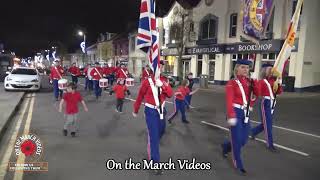 Sons of Ulster Auld Boys Newtownards  Newtownards ABOD Parade amp Burning of Lundy 2023 [upl. by Amehsyt588]