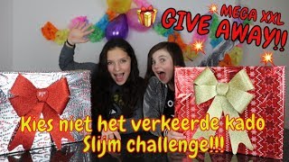 KIES NIET HET VERKEERDE CADEAU SLIJM CHALLENGE met CHIARA  400K GIVEAWAY [upl. by Balcer]