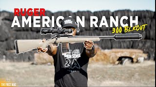 This Affordable Bolt Action Rifle Can Take Standard AR Magazines  Ruger American Ranch [upl. by Aitak260]