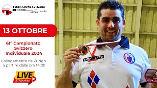 Campionato Svizzero Individuale 2024  Zurigo  Bocce [upl. by Petie]