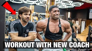 Workout With New Coach 🔥  Intense Shoulder Training  Road To Pro Card  Ep03 [upl. by Anot]