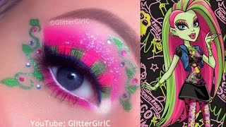 Monster Highs Venus McFlytrap Makeup Tutorial [upl. by Eartha412]