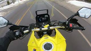 First ride with my vstrom 800de 2023 and tryout of the mccruise control [upl. by Nnyl429]