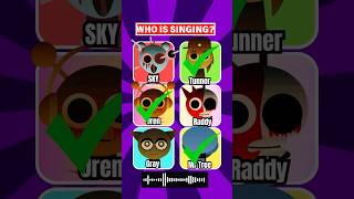 Guess Who Is Singing  Guess The Horror Incredibox Sprunki Characters By Their Voice Tunner Oren [upl. by Dippold]