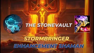 Stormbringer Enhancement Shaman POV  The Stonevault  TWW [upl. by Beaulieu215]