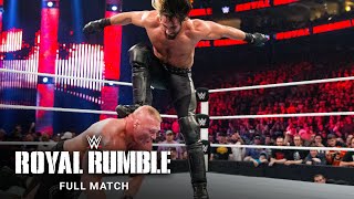 FULL MATCH  Brock Lesnar vs John Cena vs Seth Rollins Royal Rumble 2015 [upl. by Bobker]