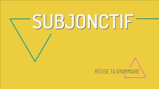 La formation du subjonctif en français [upl. by Eittam703]