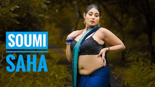 SOUMI SAHA  SAREE LOOK  OUTDOOR SAREE FASHION VLOG SAREE STYLE  SAREE LOVER [upl. by Carline]