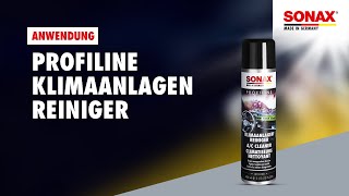 Anwendung SONAX PROFILINE Klimaanlagenreiniger [upl. by Selrhc]