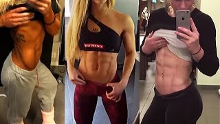 Best Female Abs Workout  FBB Presents JUST Female abs RIPPED SHREDDED Girls abs P8 [upl. by Lias406]