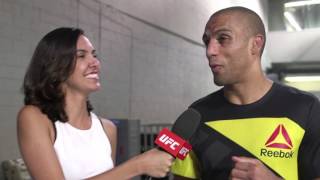 Fight Night Fortaleza Edson Barboza Backstage Interview [upl. by Einor]