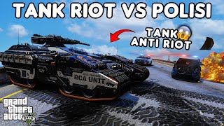 TANK ANTI RIOT VS POLISI  GTA 5 ROLEPLAY [upl. by Airotahs]